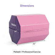 Matladin 24 x 26 Inch Octagon Tumbling Gymnastics Mat
