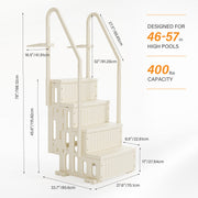 VINGLI 4 Safety Heavy-Duty Pool Ladder
