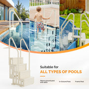 VINGLI 4 Safety Heavy-Duty Pool Ladder