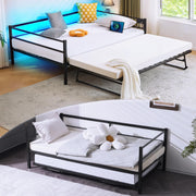 VINGLI Daybed with Pop up Trundle