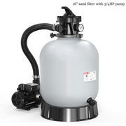 VINGLI Swimming Pool Sand Filter Pump For Above Ground & Inground Pool