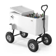VINGLI 80QT Rolling Patio Cooler Wagon Portable Ice Chest