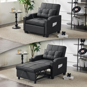 VINGLI SF102 3-in-1 Convertible Sleeper Chair with Adjustable Foot