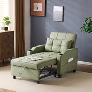 VINGLI SF102 3-in-1 Convertible Sleeper Chair with Adjustable Foot