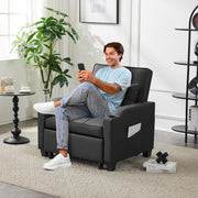 VINGLI SF102 3-in-1 Convertible Sleeper Chair with Adjustable Foot