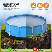 VINGLI Round Pool Liner Pad for Above Ground Swimming Pools