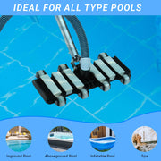 VINGLI Swimming Pool Vacuum Head Flexible Pool Cleaner for Above Ground and Inground Pool