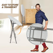 VINGLI 32” Round Folding Table Plastic High Top Table