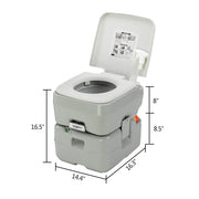 VINGLI Portable Camping Toilet w/Capacity Tank