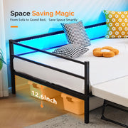 VINGLI Daybed with Pop up Trundle