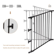 VINGLI Baby Gate Safety Pet Gate Fireplace Fence Playpen
