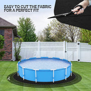 VINGLI Round Pool Liner Pad for Above Ground Swimming Pools