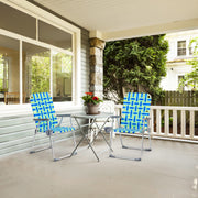 VINGLI Folding Beach Chairs Patio Lawn Webbed Chairs