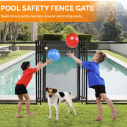 VINGLI Pool Fence Gate 4Ft x 2.5Ft Swimming Pool Fence in Ground Pool Safety Fencing