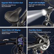 PEXMOR 750W Mountain E-Bike 7-Speed