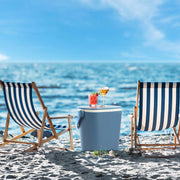 VINGLI 4 Patio Ice Cool Bar Gallon Outdoor Cooler Table