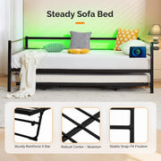 VINGLI Daybed with Pop up Trundle