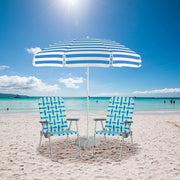 VINGLI Folding Beach Chairs Patio Lawn Webbed Chairs