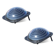 VINGLI Solar Swimming Pool Heater Domed Solar Powered Heater Above Ground  w/Hose Connector