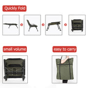 VINGLI Heavy Duty Fishing Chair with Footrest 440Ibs Camping Chairs