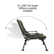 VINGLI Heavy Duty Fishing Chair with Footrest 440Ibs Camping Chairs