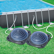 VINGLI Solar Swimming Pool Heater Domed Solar Powered Heater Above Ground  w/Hose Connector