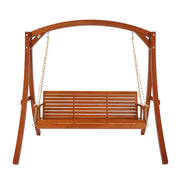 VINGLI Outdoor Patio Porch Wooden Swing Frame Heavy Duty 1000Ibs