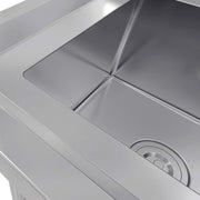 Vingli 39in Commercial 304 Stainless Steel Restaurant Sink 3-Compartment
