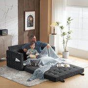 VINGLI 84" Fabric Loveseat Sleeper Sofa