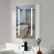 VINGLI LED Bathroom Medicine Cabinet with Mirror Lighted Dimmable Colours