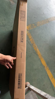 VINGLI 6 FT Plastic Folding Table Set with 6 Folding Chairs