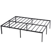 Vingli 14/18 inch Metal Platform Bed Frame with Heavy Duty Steel Slats Twin XL/Full/Queen/Cal King Black