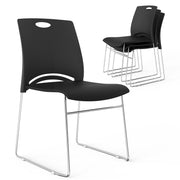 VINGLI Stacking Chairs Set 350Ibs Waiting Room Chairs