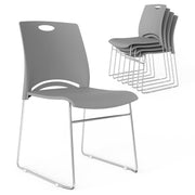 VINGLI Stacking Chairs Set 350Ibs Waiting Room Chairs