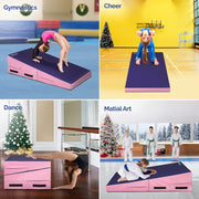 Matladin 48 x 24 x 14 Inch Folding Incline Yoga Gymnastics Mat