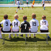 VINGLI Portable 6ft Plastic Folding Bench
