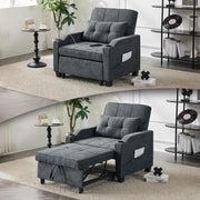 VINGLI SF102 3-in-1 Convertible Sleeper Chair with Adjustable Foot