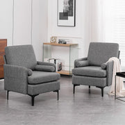 VINGLI AC118 25" Fabric Oversized Upholstered Accent Chair