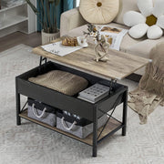 VINGLI 36" Lift Top Coffee Table with Storage