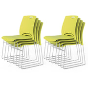 VINGLI Stacking Chairs Set 350Ibs Waiting Room Chairs