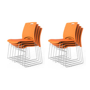 VINGLI Stacking Chairs Set 350Ibs Waiting Room Chairs
