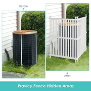 VINGLI Vinyl Fence Panels Panel 2 Pack Pool Fence