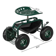 VINGLI GCS0GN Garden Cart Green