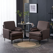VINGLI AC118 25" Fabric Oversized Upholstered Accent Chair