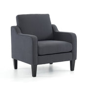 VINGLI AC115 30" Linen Mid Century Modern Oversized Upholstered Accent Chair