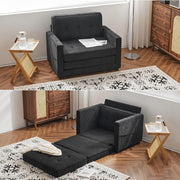 VINGLI  84Inch Futon Sofa Bed Loveseat Sofa, 43" Width Living Room Chair