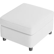 VINGLI SS106 Oversized Modular Sectional Sofa with Storage and Built-in USB Charger Linen