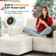 VINGLI SS102 Modular Sectional Sleeper Sofa with Storage and Built-in USB Charger Chenille