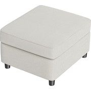 VINGLI SS106 Oversized Modular Sectional Sofa with Storage and Built-in USB Charger Linen