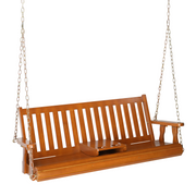 VINGLI 5FT Wooden Porch Swing S104 MQQ 419